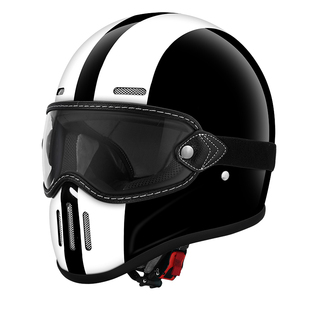 猪鼻玻璃钢小盔体复古机车摩托车头盔巡航机车全盔四季男女骑行3C