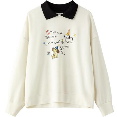 LAGOGO萌趣派对小狗休闲百搭卫衣