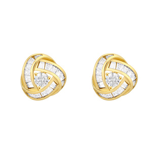 一撇一捺YPYN星星耳钉女人造水晶耳饰几何三角形耳环高级感不撞款