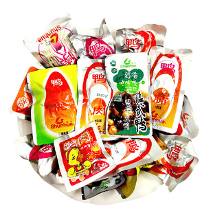 湖南特产 舜华临武鸭混装500g  散装鸭肉类零食小吃 开袋即食卤味