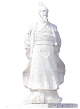 古代书法园林景观汉白玉人物雕塑