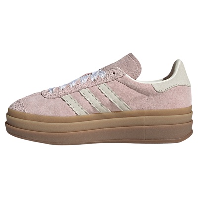 adidas阿迪达斯三叶草T头鞋2026夏女GAZELLE BOLD厚底板鞋IH4209