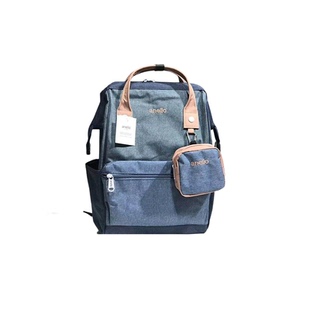 正品日本anello双肩包乐天拼色旅行背包防水书包电脑包离家出走包