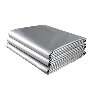 涂银加厚银色遮光布遮阳隔冷热全遮光窗帘双面银宾馆影院辅助遮光