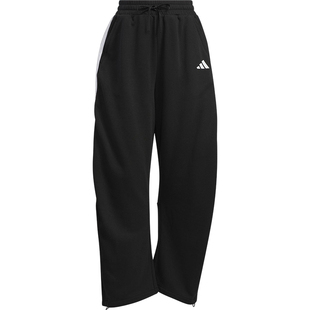 Adidas/阿迪达斯官方正品三叶草女士宽松运动休闲阔腿裤JZ2329