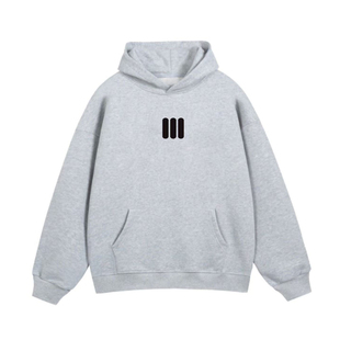 秋冬加绒加厚重磅连帽卫衣女韩系宽松慵懒风设计感小众情侣装外套