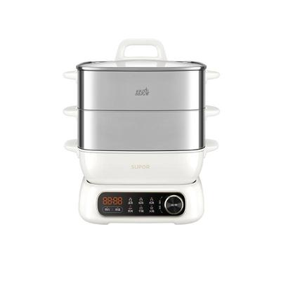 苏泊尔电蒸锅多功能家用三层不锈钢蒸煮炖一体多层早餐机2025新款