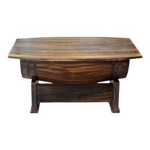 橡木桶酒桶木桶茶几桌椅凳子装饰木桶餐桌家用酒窖酒吧定做改装