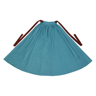 拟梦国风雨后彩虹 原创大摆松紧破裙半裙鸡心领衬衫日常汉元素