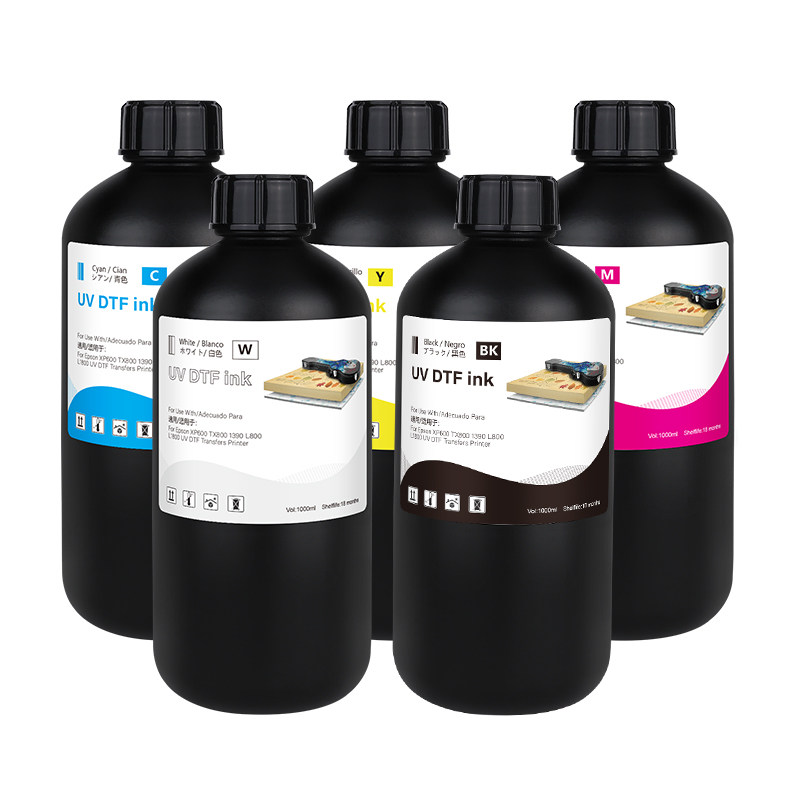 UV DTF墨水i3200 TX800打印头卷材平板机水晶标AB膜专用uv墨水