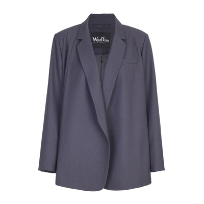 婉甸2025年秋季新品岩石灰A版西装气质女上衣西服外套1243Q05DM4