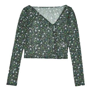 MOUSSY 秋季新品法式优雅淑女风两件套针织开衫010HS780-0410