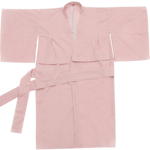 和风 日本式条纹和服浴服睡衣家居服浴袍长款纯棉足道汤泉温泉