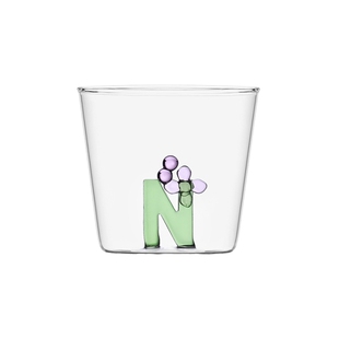 ICHENDORF意大利进口高硼无铅手工玻璃杯子创意水杯字母个性礼物