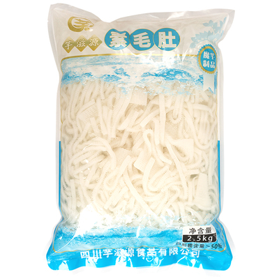 芋滋源魔芋素肉白千层肚2.5千克