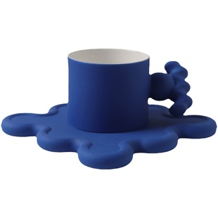 北欧克莱因高端陶瓷咖啡杯碟套装精致下午茶ins博主杯子马克杯碟