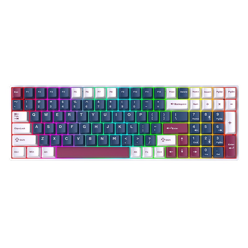 黑吉蛇DK100RGB键盘机械套件蓝牙三模无线2.4G有线客制化游戏电竞