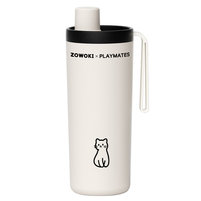 Zowoki造物集吸管保温杯上学陶瓷内胆大容量高颜值水杯随行杯刻字