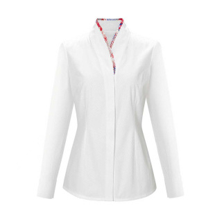 空姐职业装白色v领短袖衬衫女短裙套装前台珠宝店接待工作服南航
