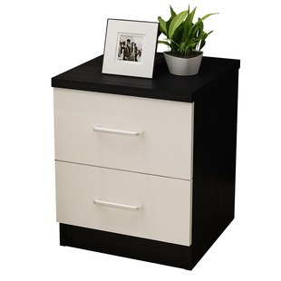 小户型床头柜黑橡木色储物柜小型柜子简约窄柜小床头柜大容量收纳