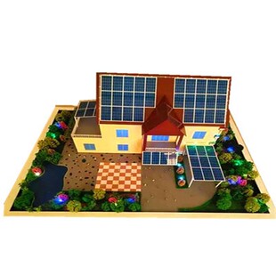 太阳能光伏风力发电工业新源能沙盘模型农业智能温室大棚模型定制