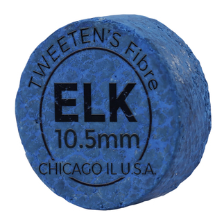 防伪认证elk鹿头皮头奥沙利文职业斯诺克皮头黑八台球杆头10.5mm