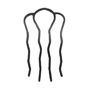 懒人盘发神器丸子头四齿插梳发梳发簪倒插发卡U形发夹造型头饰女