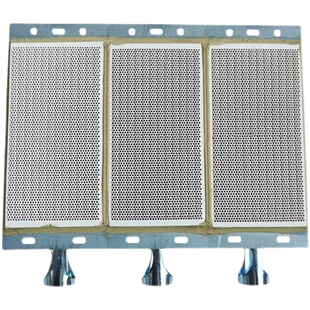 燃气取暖器取暖桌配件 烤火炉燃烧板 三片式红外炉头燃烧器陶瓷板