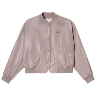 诗篇专选立领短款棒球服外套宽松减龄百搭夹克短外套2026春季新款