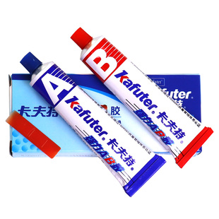 卡夫特强力ab胶k-8818丙烯酸青红胶金陶瓷粘合剂玻璃塑料木头防水耐高温改性丙烯酸K-801ab强力胶快干