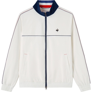 乐卡克法国公鸡秋季男女同款休闲外套运动翻领