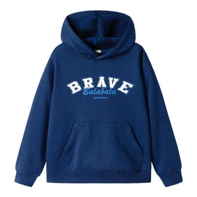 巴拉巴拉童装儿童卫衣男童秋冬女童加绒保暖连帽上衣洋气时尚舒适