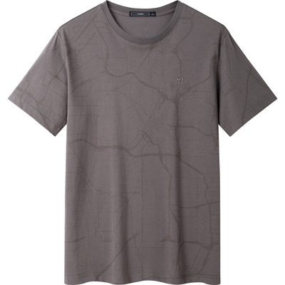 骆驼男装短袖T恤2023夏季新款