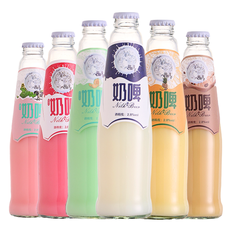 【奶啤】混血王子奶啤275ml*24瓶草莓味/水蜜桃味/乳酸菌饮料