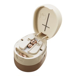 日式切药器一分二药片切割器便携切药四分之一切药片神器分装药盒