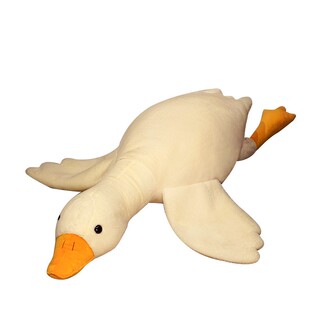 大白鹅抱枕毛绒玩具大鹅公仔布娃娃床上夹腿睡觉玩偶生日礼物女生