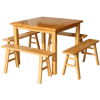 实木组合饭店正方形小户型八仙桌