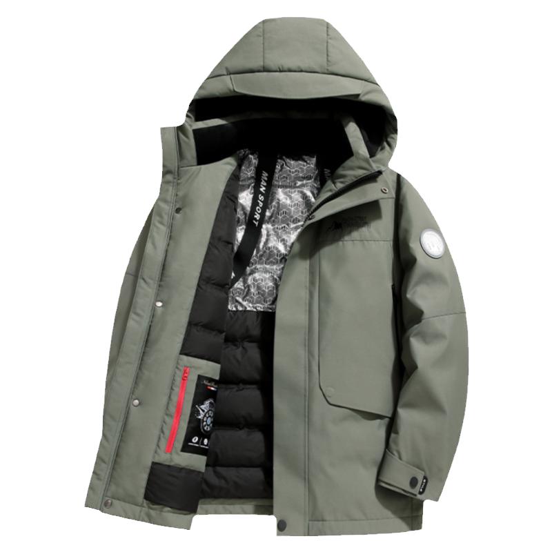 【鹅绒】雅鹿男士羽绒服冬季新款