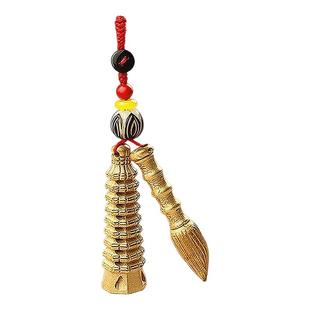 普陀山桃木文昌笔文昌塔钥匙扣小挂件随身书包小挂饰金榜题名吊坠