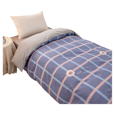 冬季学生宿舍磨毛被套