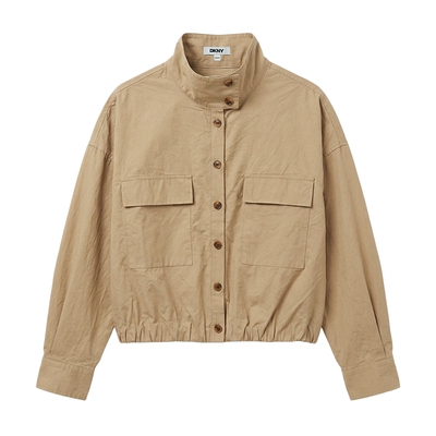 工装风短款外套立领时尚