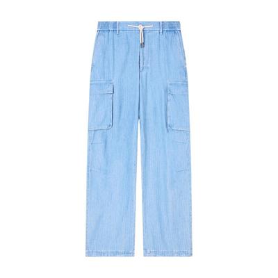 AX/阿玛尼男士纯棉宽松工装裤