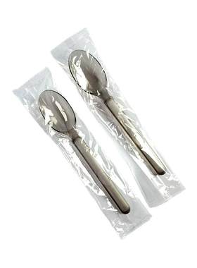 一次性勺子独立装外卖打包加厚西餐勺烧仙草甜品拌饭勺经济美式勺