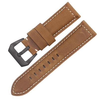 适配沛纳海疯马皮表带PAM111