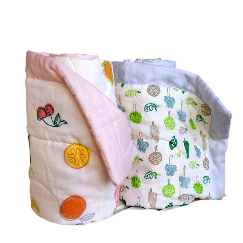 婴儿纯棉抱被新生儿春秋夏季小棉被子包巾初生空调被棉花纱布包被