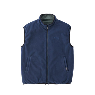 GRAMICCI小野人潮流毛绒双面青年休闲背心小马甲坎肩