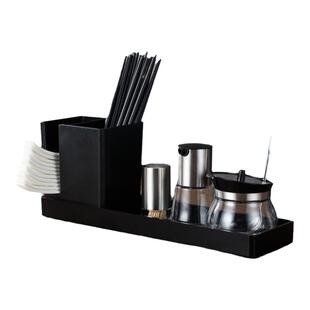 醋壶餐厅用筷子笼辣椒罐套装商用调料瓶罐酱油醋瓶筷子筒饭店专用