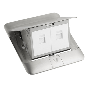 罗格朗地插座快弹式隐藏家用地面插嵌入式五孔网络地脚插赠送底盒