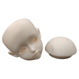 【新品】6分开盖练妆微瑕疵练妆娃头开盖款搪胶娃头mjd