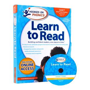 英文原版自然拼读教材迷上语音 第7级别 Hooked on Phonics Learn to Read Second Grade Level 7 附DVD 美国自然拼读教材